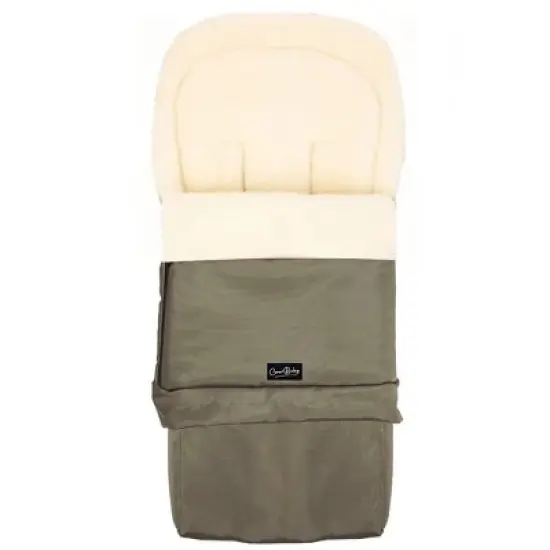 Cover Baby 0-3 Years Scandinavian Organic Wool Adjustable Footmuff in Olive image {9}