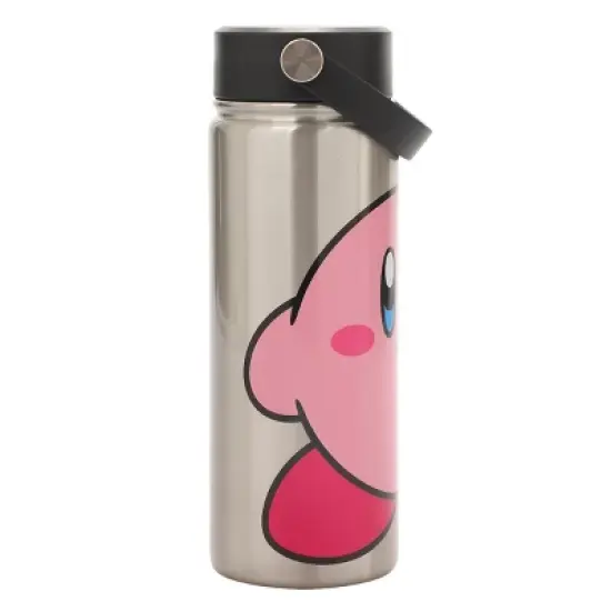 Kirby Character & Logo 17 Oz Stainless Steel Water Bottle image {2}