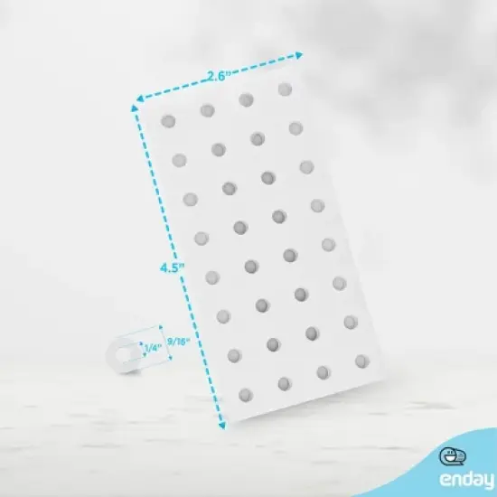 Enday White Reinforcement Label 544 Labels Per Pack image {4}