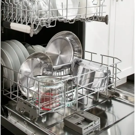 T-fal 14pc Expert Stainless Steel Cookware Set Silver. image {11}