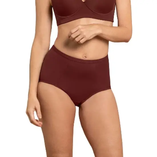 Leonisa  Comfy high-waisted smoothing brief panty - image {8}