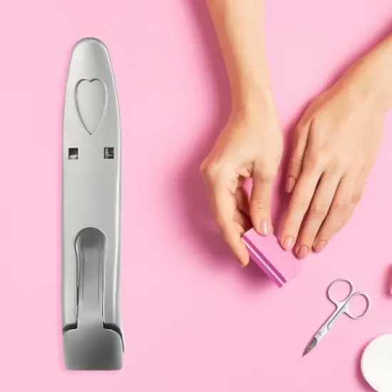 Unique Bargains Portable Stainless Steel Nail Clipper Silver Tone 1Pc image {5}