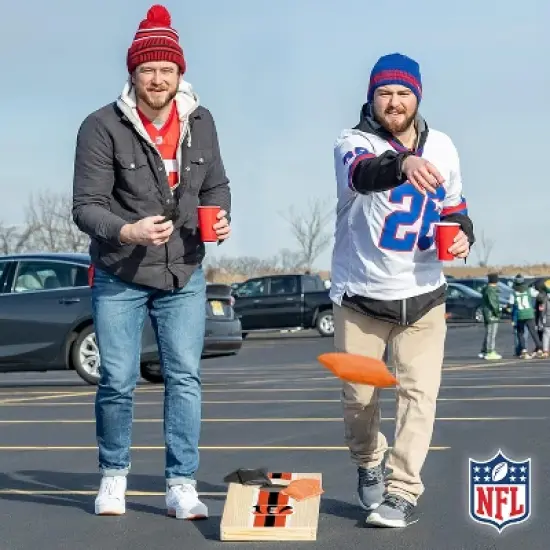 NFL Cincinnati Bengals 1'x2' Wood Cornhole Set image {5}