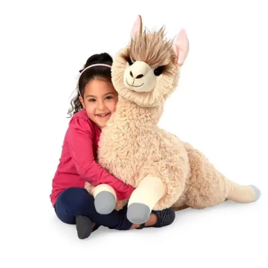 Melissa & Doug Jumbo Llama Stuffed Animal image {3}