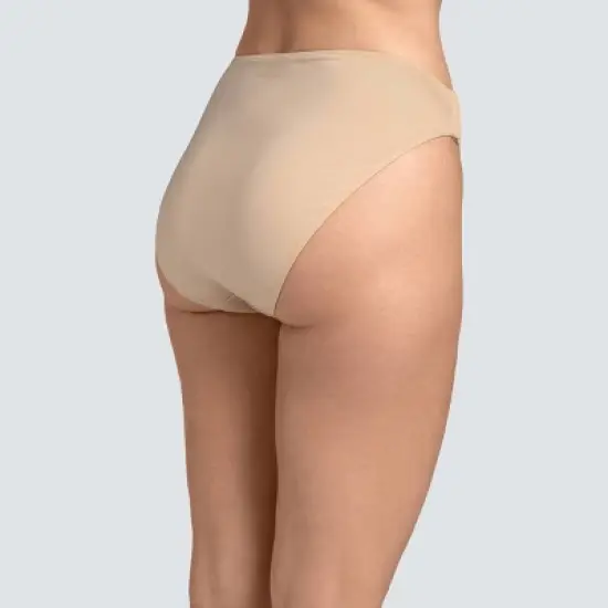 Slick Chicks Women's 2pk Adaptive High-Waisted Briefs - Black/Beige image {2}