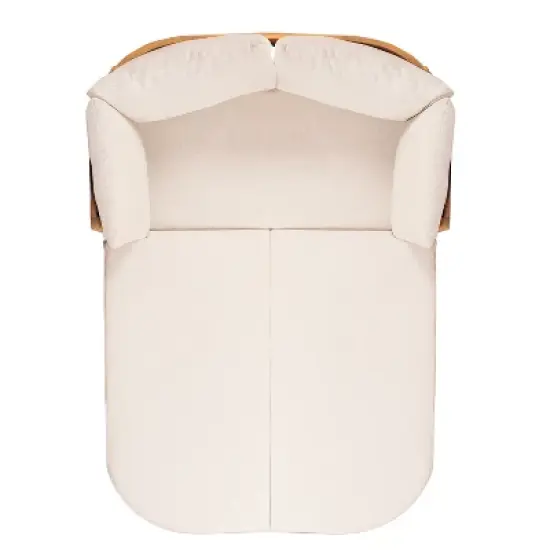 Scott Living Donovan Outdoor Acacia Wood Daybed with Cushion image {6}