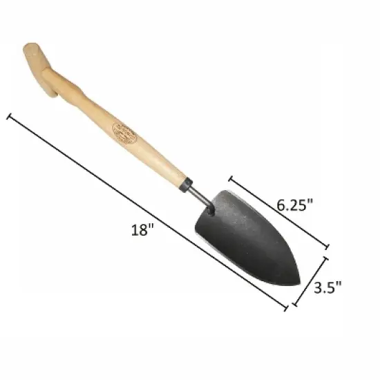 DeWit P-Grip Trowel &ndash; Ergonomic Gardening Tool for Planting & Weeding image {1}
