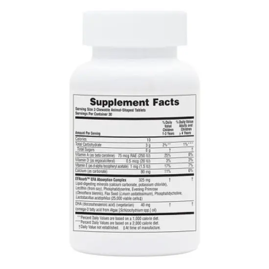 Animal Parade DHA Natural Cherry by Nature's Plus  -  90 Chewable image {1}