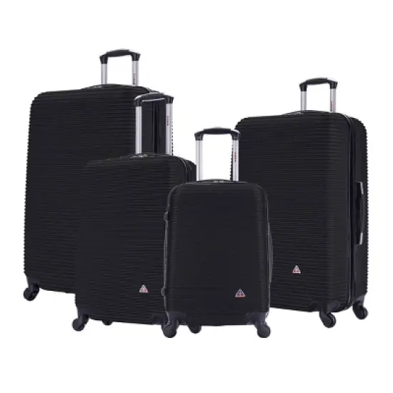 InUSA Royal 4pc  Lightweight Hardside Spinner Luggage Set image {1}