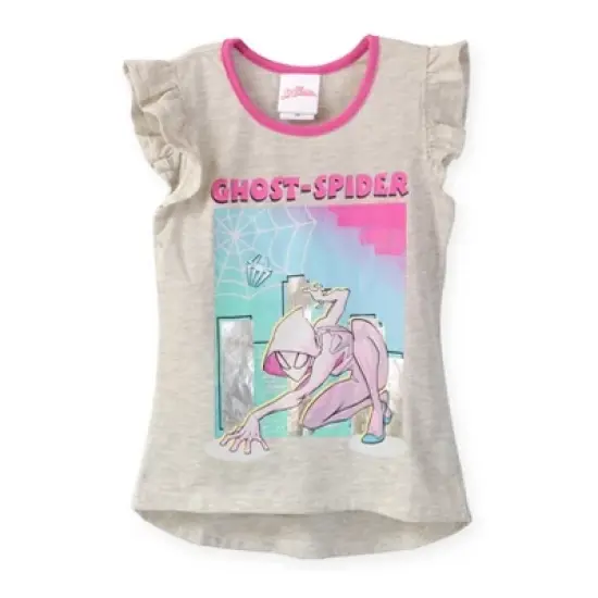 Marvel Spider-Man Ghost-Spider Girls T-Shirt and Leggings Outfit Set Little Kid to Big Kid  image {1}