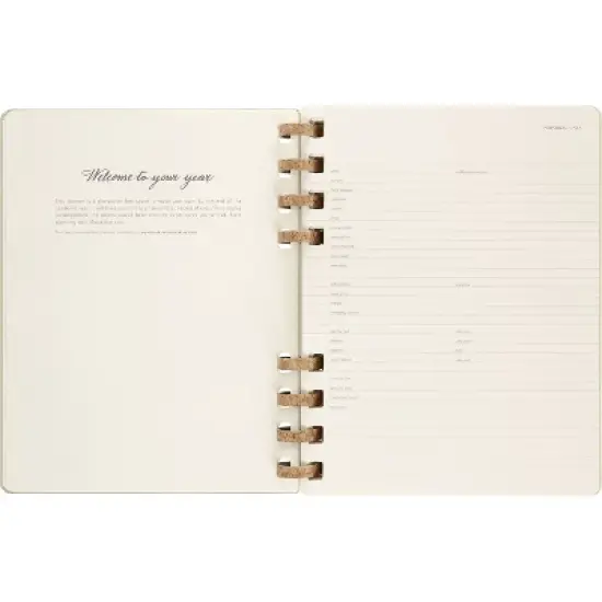 Moleskine 2023-24 Academic Spiral Planner 8"x9.25" Kiwi image {2}