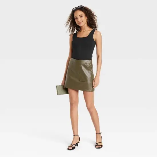 Women's Square Neck Sleeveless Bodysuit - A New Day&trade; image {2}