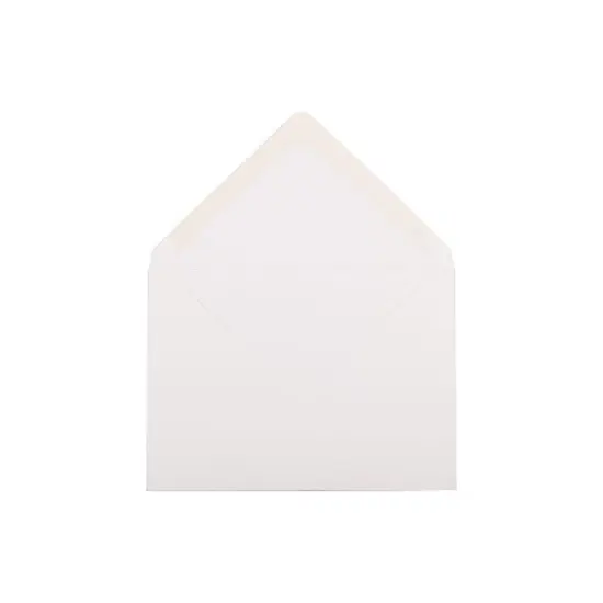 JAM Paper A7 Strathmore Invitation Envelopes w/Euro Flap 5.25x7.25 White 1921397I image {1}