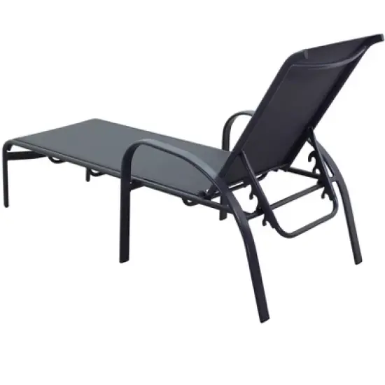 Courtyard Casual Santa Fe 3 pc Chaise Lounge Set  Includes one 20" End Table and two Chaise Loungers image {7}