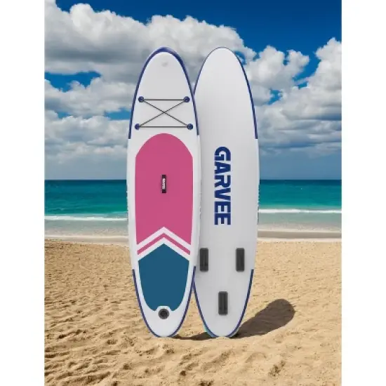 Inflatable Paddle Board 10'6", Stand Up Paddle Board with Camera Mount, SUP for Youth & Adults with Premium Accessories, Perfect for Sea and Lakes image {4}