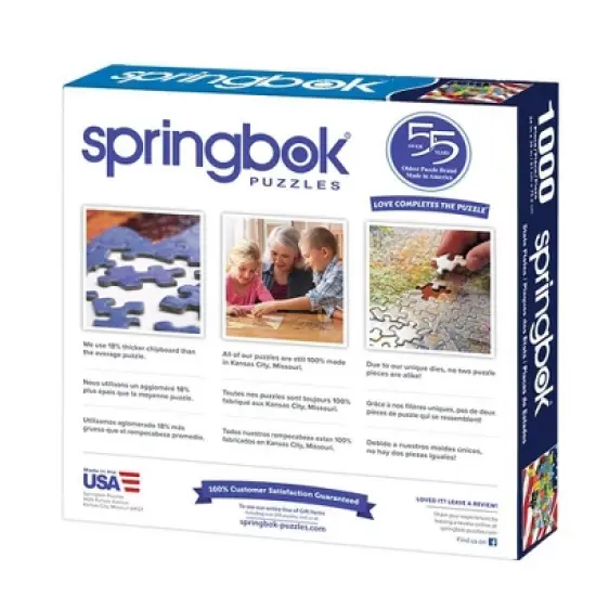 Springbok State Plates Puzzle 1000pc image {2}