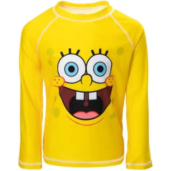 SpongeBob SquarePants Rash Guard Swim Shirt Toddler to Big Kid  image {7}