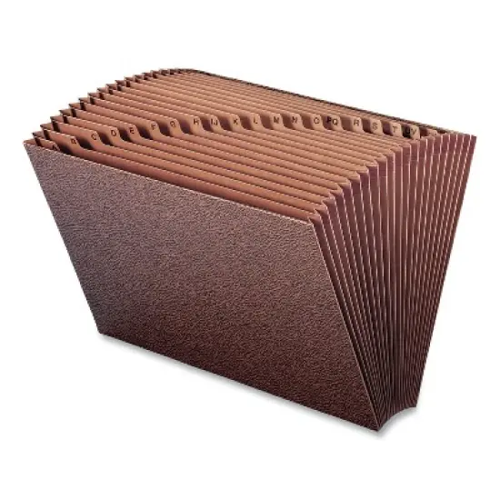 Smead TUFF Expanding Open-Top Stadium File, 21 Sections, 1/21-Cut Tabs, Legal Size, Redrope image {7}
