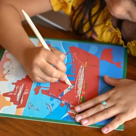 READY 2 LEARN&trade; Magic Scratch Paper, Transport image {6}