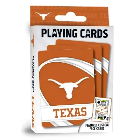 MasterPieces Officially Licensed NCAA Texas Longhorns Playing Cards - 54 Card Deck for Adults image {1}