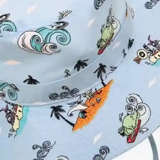 Disney Nightmare Before Christmas Pineapple Jack Adult Summer Bucket Sun Hat image {3}