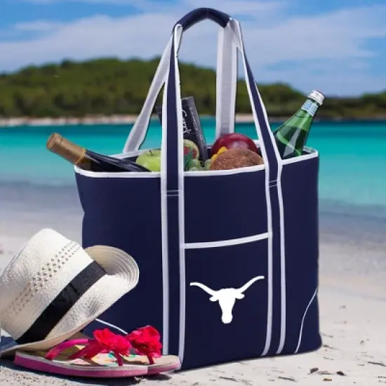 NCAA Texas Longhorns Large Soft Sided Cooler Tote - 30 Cans image {1}