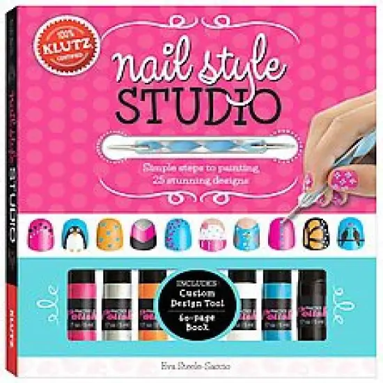 Klutz Nail Style Studio: Simple Steps to Painting 25 Stunning Designs (Paperback) (Scholastic) image {1}