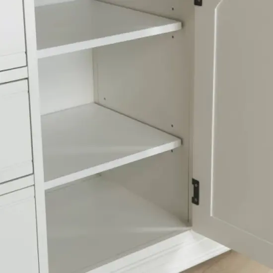 6pc Queen Addison Panel Bedroom Set Dove White - Picket House Furnishings image {4}