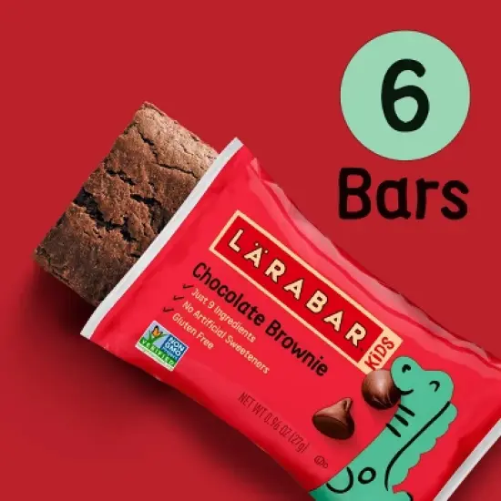 Larabar Kid Chocolate Brownies 6ct / .96oz image {3}
