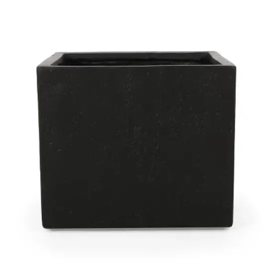 Christopher Knight Home Ella Outdoor Modern Lightweight Concrete Square Planter image {1}