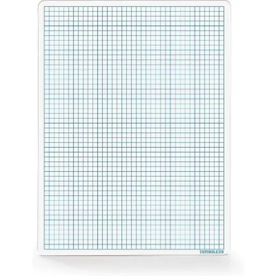 SCRIBBLEDO Box Grid 9&rdquo;x12&rdquo; Dry Erase Board image {6}