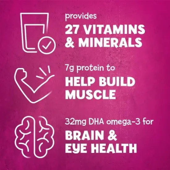 PediaSure Grow & Gain Kids' Nutritional Shake Ready-to-Drink Bottles, Strawberry, 8 fl, Case of 24 image {4}