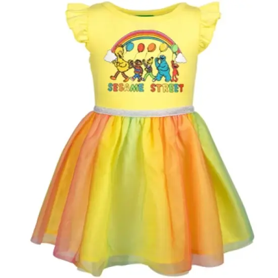 Sesame Street Elmo Cookie Monster Big Bird Girls Tulle Dress Toddler  image {7}