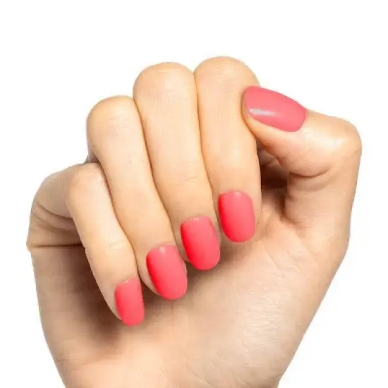 Olive & June Press-On Nail Tabs - XS Round - Flamingo - 32ct image {3}