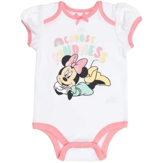 Disney Donald Duck Mickey Mouse Minnie Mouse Baby Girls Bodysuits Newborn to Infant image {3}