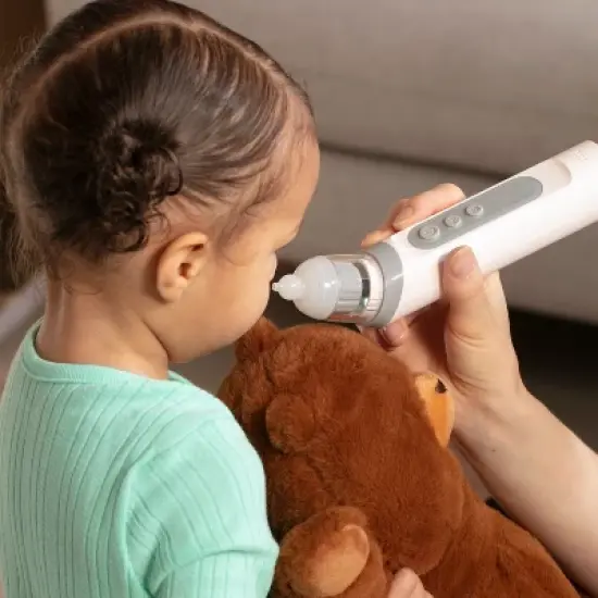 Nasal Aspirator & Electric Baby Nail Trimmer &ndash; Safe, Gentle, and Versatile Baby Grooming Set with Soothing Music image {6}