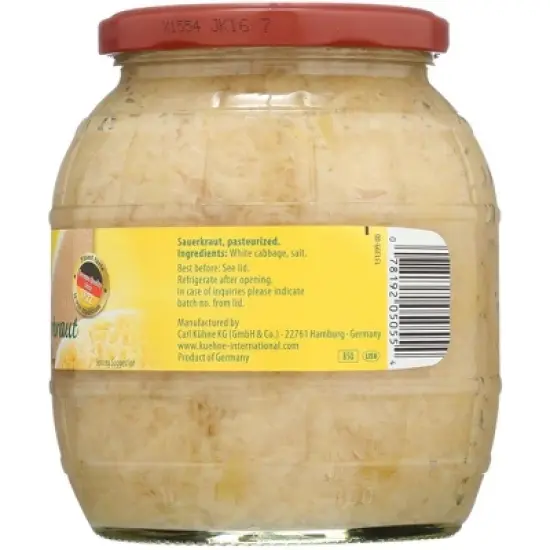 Kuhne Traditional Barrel Sauerkraut - Case of 6/28.5 oz image {4}