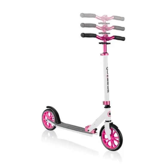 Globber 500 2 Wheel Scooter - White/Pink image {5}