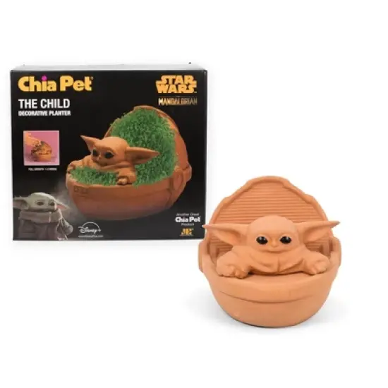 Joseph Enterprises, Inc Star Wars: The Mandalorian The Child Baby Yoda Chia Pet Decorative Planter image {7}