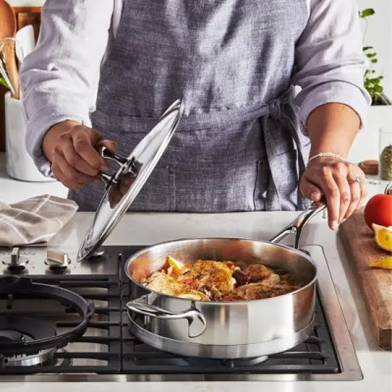 Demeyere Atlantis 10-pc Stainless Steel Cookware Set image {7}