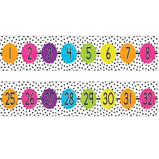 Teacher Created Resources&reg; Brights 4Ever Number Line (-20 to 120) Bulletin Board Set image {2}