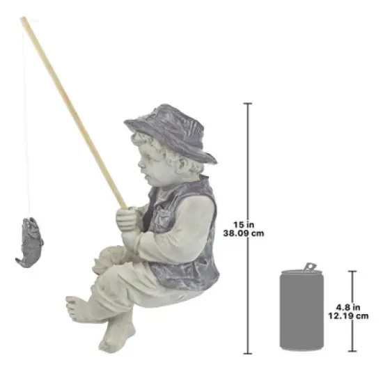 Design Toscano Frederic, the Little Fisherman of Avignon Statue image {7}