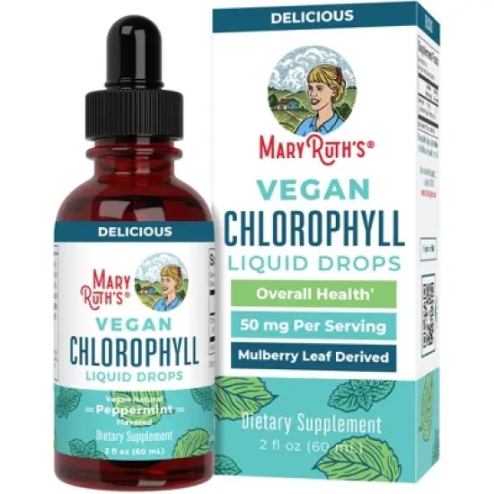 MaryRuth's Chlorophyll Drops, Peppermint, 2 oz image {1}