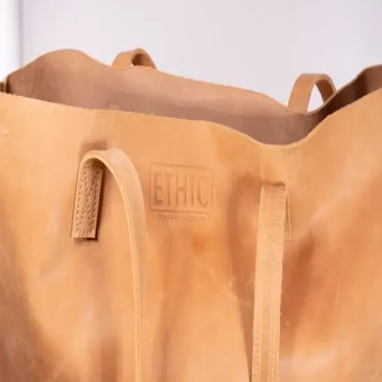 ETHIC GOODS Women's Leather Carry All Tote image {2}