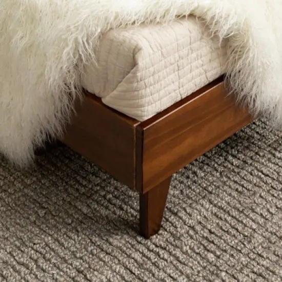 Alice Mid-Century Solid Wood Platform Bed - Saracina Home image {2}