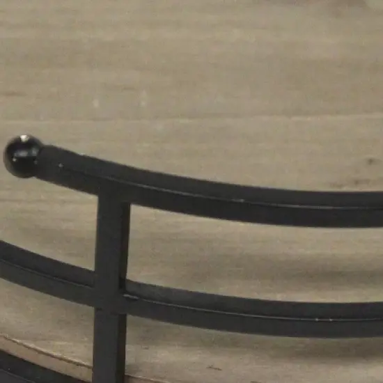 Metal/Wood Decorative Tray - Stratton Home Decor image {2}