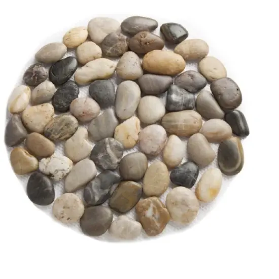 Wind & Weather Natural River Rock Stepping Stones, Set of 3 image {4}