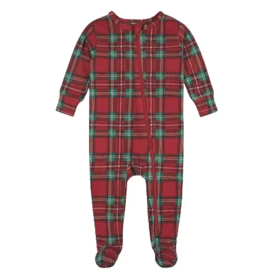 Gerber Holiday Family Pajamas Baby & Toddler Neutral One Piece Footed Pajamas image {9}