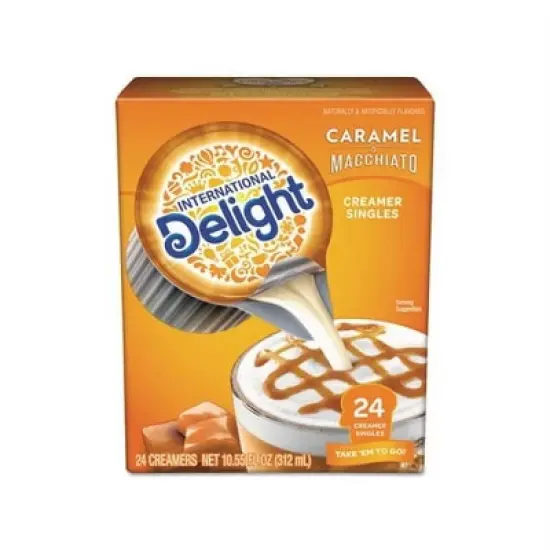 International Delight Caramel Macchiato Coffee Creamer Singles, 0.44 fl oz, 24 Count image {6}