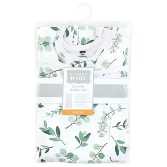 Hudson Baby Unisex Convertible Swaddle Sleep Sack, Eucalyptus image {1}